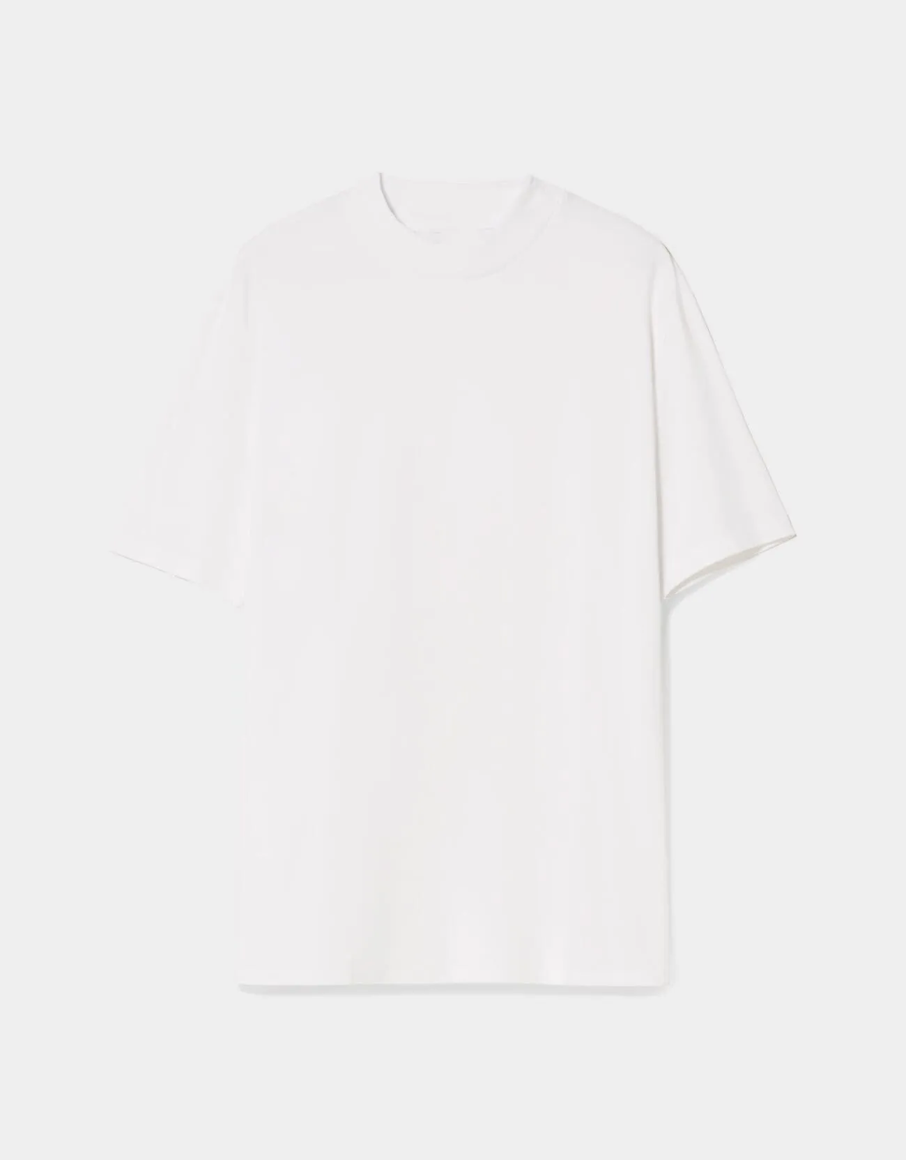 T-Shirt im Slim-Fit mit geripptem Stehkragen